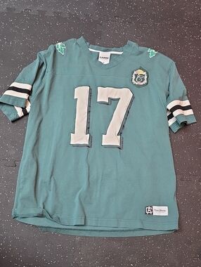 Calibre Teal Short Sleeve Jersey with White 17 Graphic